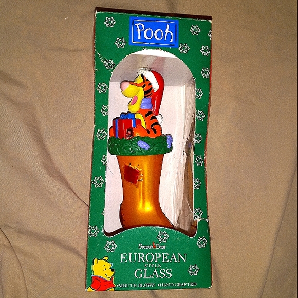 Disney Tigger European Glass Christmas Ornament must see - Picture 2 of 4
